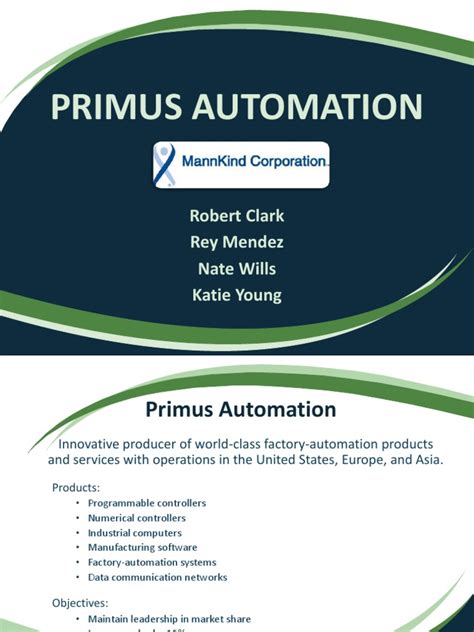 primus automation case solution PDF