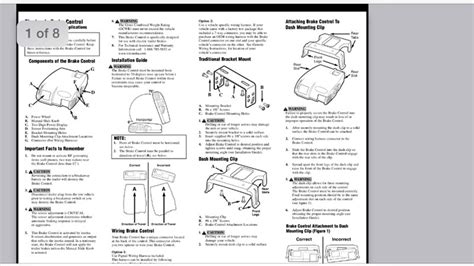 primus brake controller instructions pdf Doc