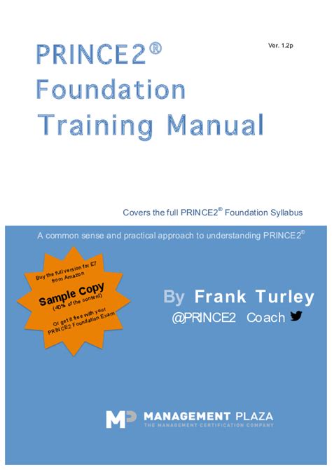 prince2 training manual pdf Doc