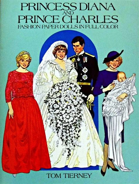 princess diana and prince charles fashion paper dolls in full color Doc