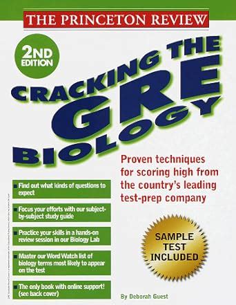 princeton review cracking the gre biology 2nd edition PDF