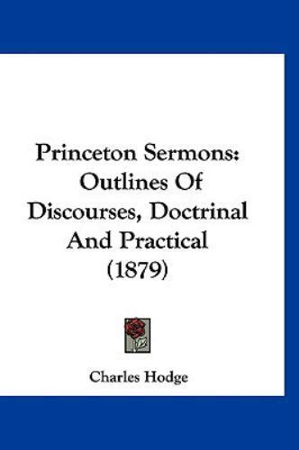 princeton sermons outlines of discourses doctrinal and practical Epub