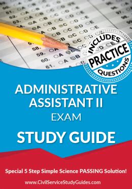 principal administrative associate civil service exam Reader