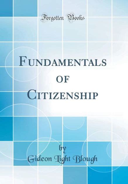 principles citizenship classic reprint Reader