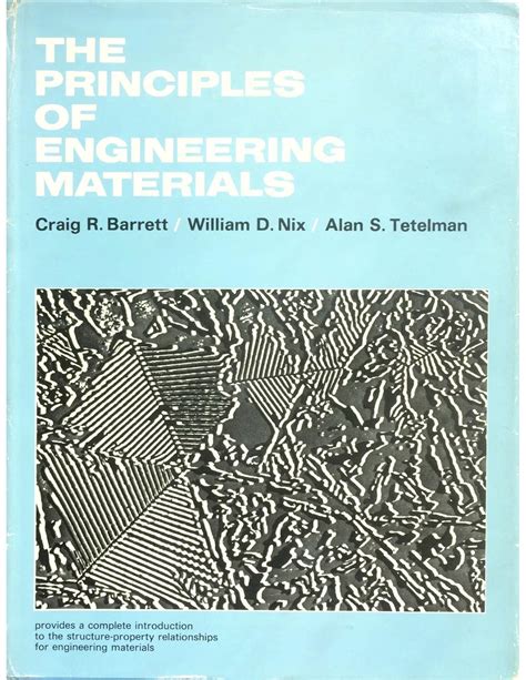 principles engineering materials craig barrett PDF