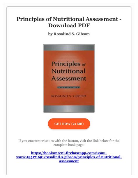 principles nutritional assessment rosalind gibson Ebook Epub