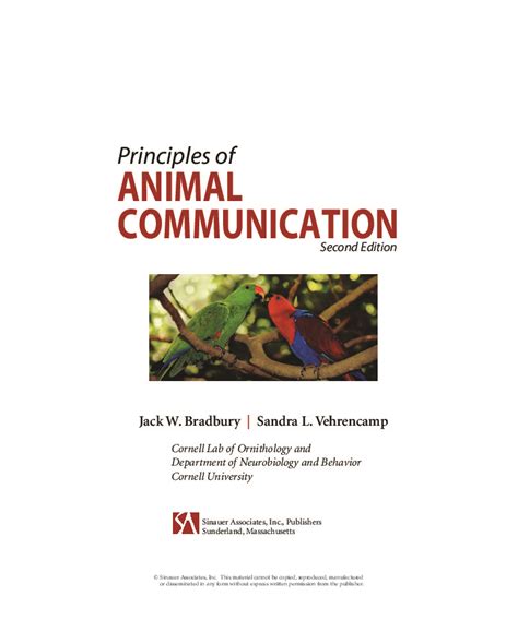 principles of animal communication second edition Kindle Editon