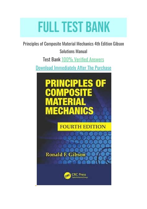 principles of composite material mechanics solutions manual Doc