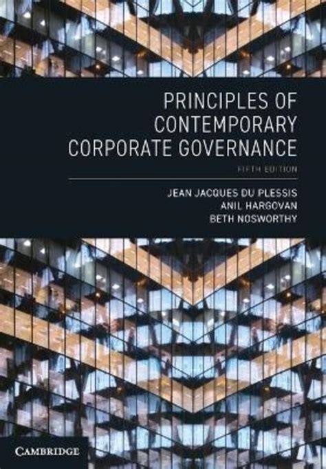 principles of contemporary corporate governance Reader