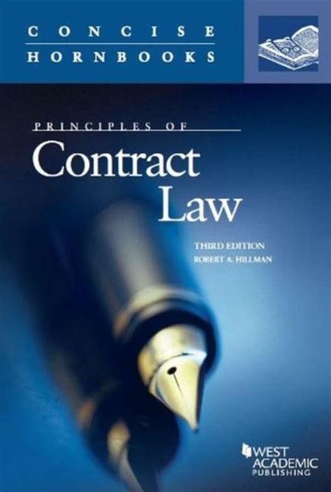 principles of contract law 3d concise hornbook series Epub