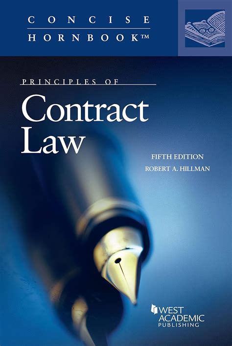 principles of contract law 3d concise hornbook series Epub