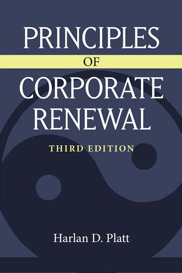 principles of corporate renewal principles of corporate renewal Epub