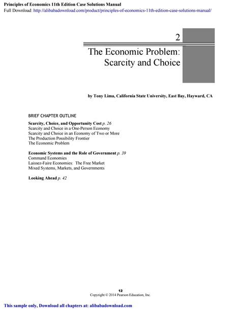 principles of economics eleventh edition solution Doc