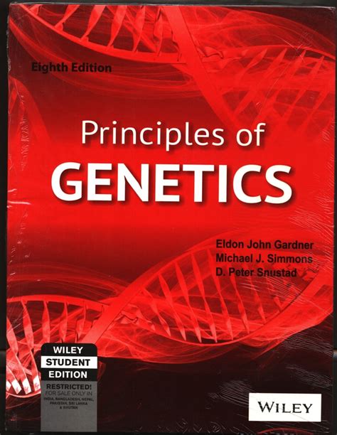 principles of genetics 8th edition Reader