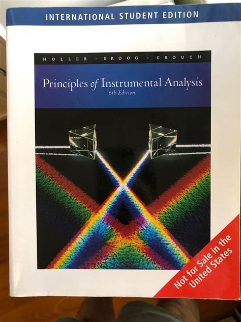 principles of instrumental analysis 6th edition solutions manual free PDF