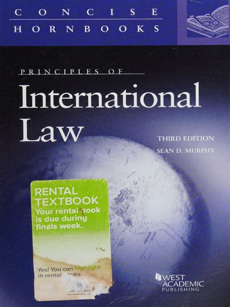 principles of international law concise hornbooks Kindle Editon