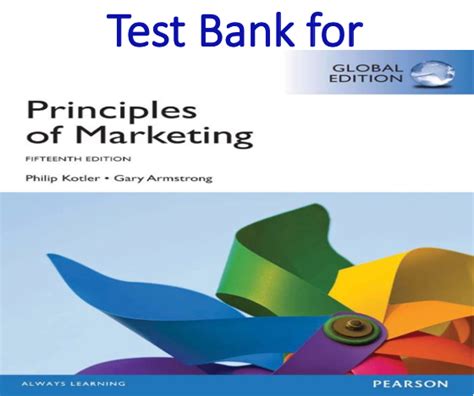 principles of marketing 15th edition test bank PDF