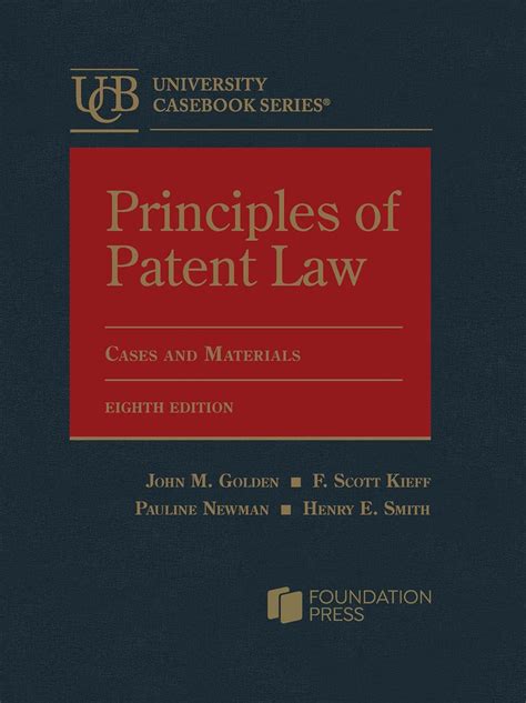 principles of patent law university casebook series Doc