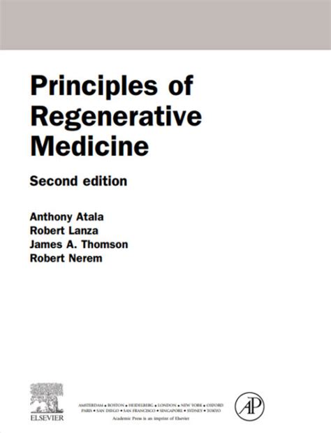 principles of regenerative medicine second edition Doc