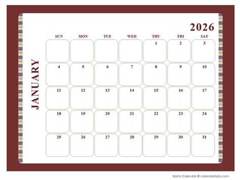 Printable Calendar 25 26
