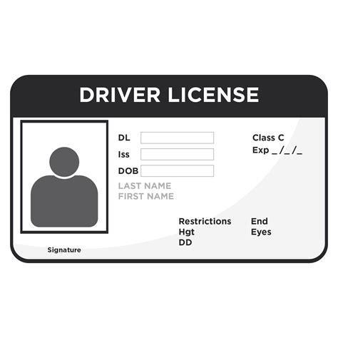 Printable Drivers License