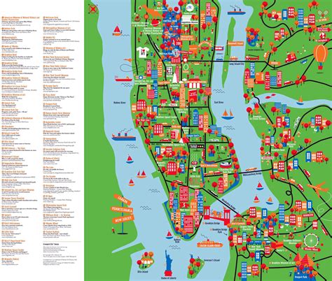 Printable Map Of Nyc Attractions