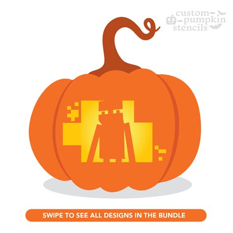 Printable Minecraft Pumpkin