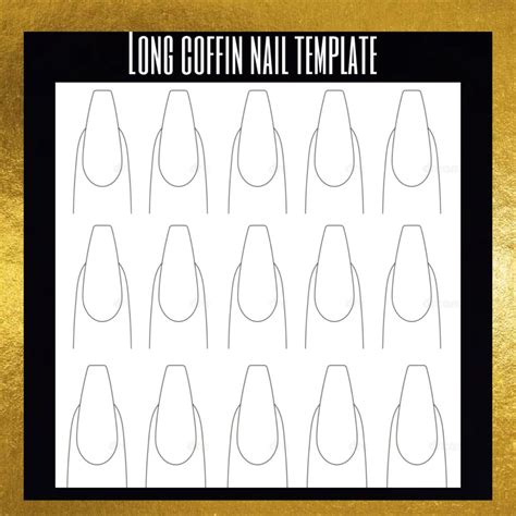 Printable Nail Art Templates