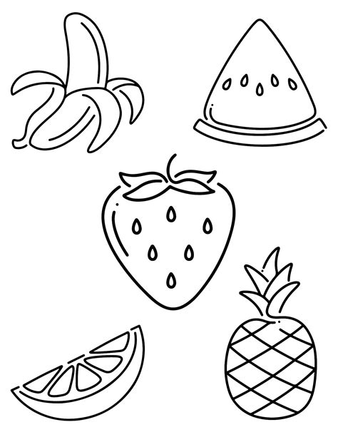 Printable Picture Of Fruits