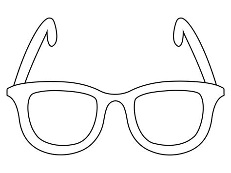 Printable Sunglasses Coloring Pages