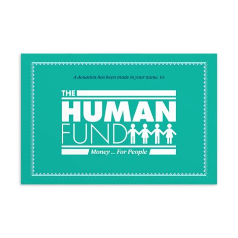 Printable The Human Fund