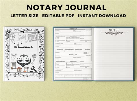 printable-notary-journal Ebook Reader