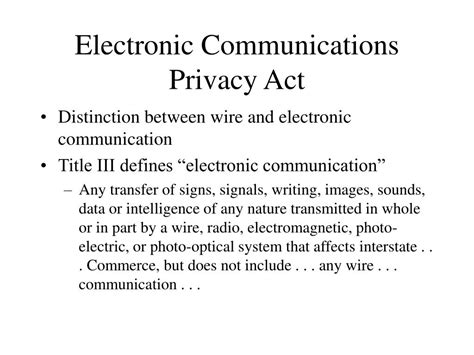 privacy an overview of the electronic communications privacy act Epub