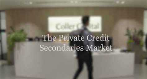 private credit secondaries