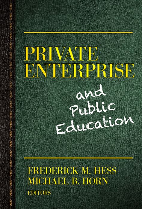 private enterprise and public education PDF