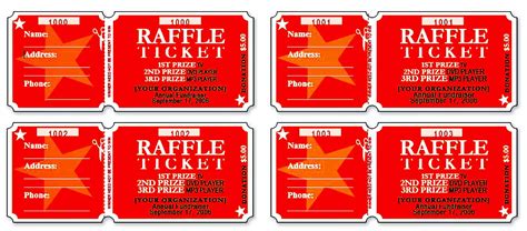 prize tickets