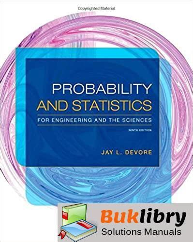 probability and statistics for engineering and the sciences 9th edition