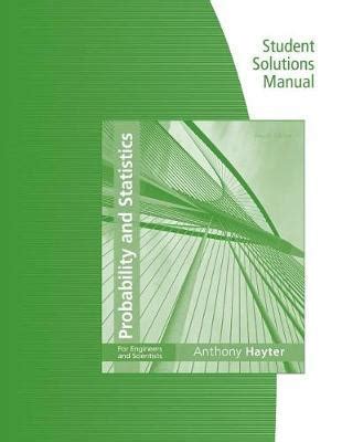 probability and statistics hayter 4th edition PDF