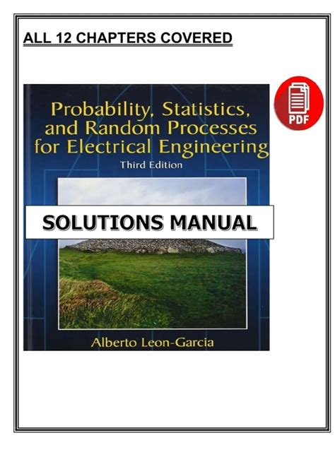 probability garcia 3rd edition solution manual PDF