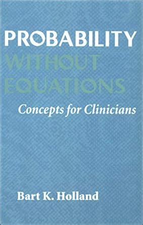 probability without equations concepts for clinicians Kindle Editon