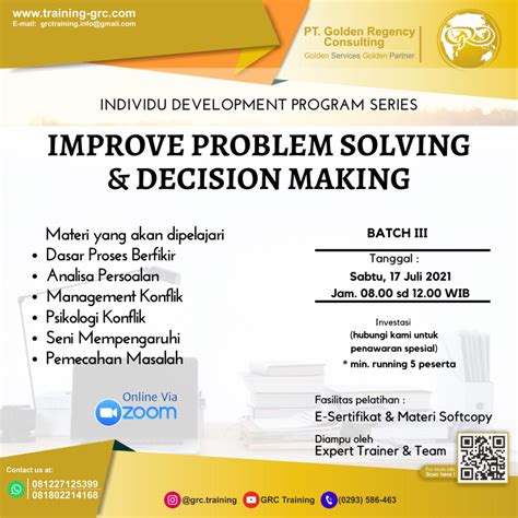 problem solving decision improvement indonesian Doc