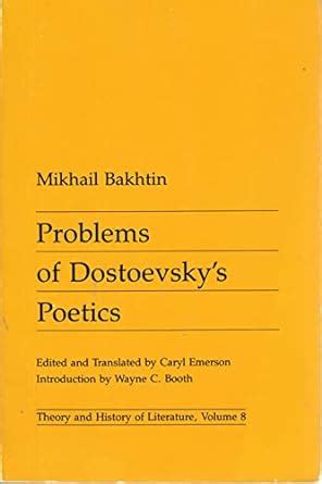 problems of dostoevskys poetics theory and history of literature Epub