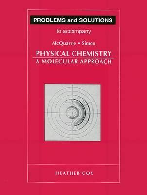 problems solutions mcquarrie physical chemistry PDF