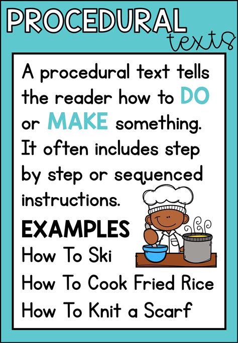 procedural text examples for middle school pdf Doc