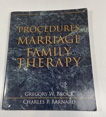 procedures in marriage and family therapy 4th edition Kindle Editon