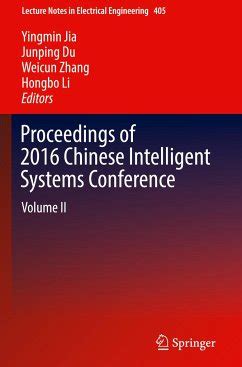 proceedings chinese intelligent systems conference PDF