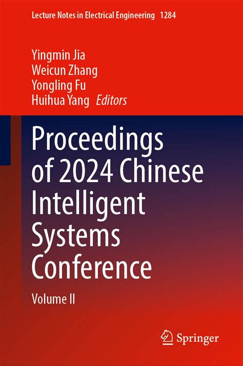 proceedings chinese intelligent systems conference PDF