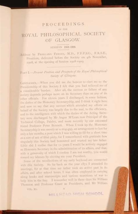 proceedings royal philosophical society glasgow Reader