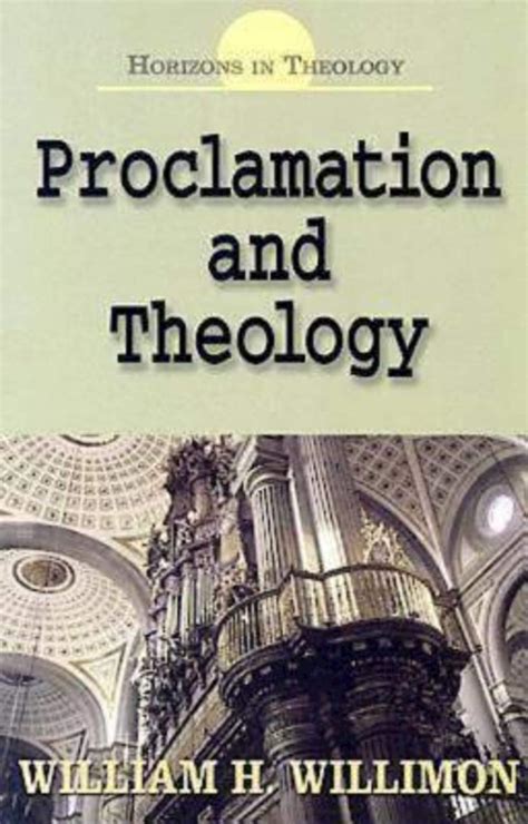 proclamation and theology horizons in theology Doc