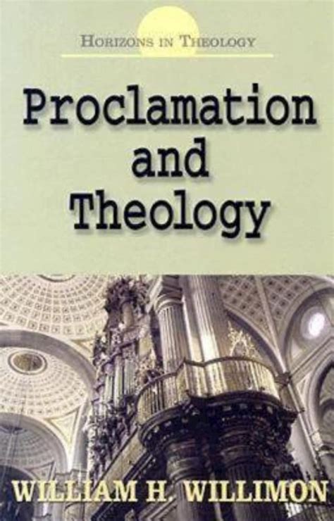 proclamation and theology horizons in theology Doc